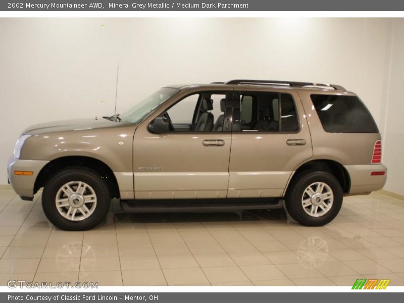 Mineral Grey Metallic / Medium Dark Parchment 2002 Mercury Mountaineer AWD