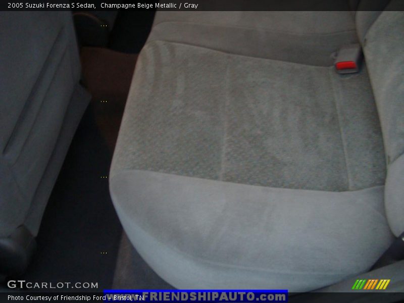 Champagne Beige Metallic / Gray 2005 Suzuki Forenza S Sedan