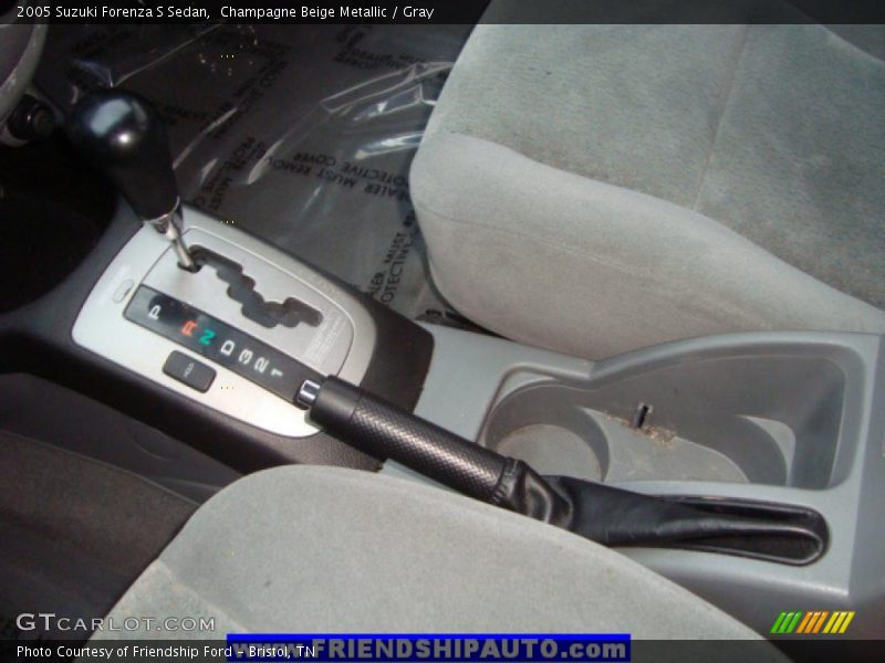 Champagne Beige Metallic / Gray 2005 Suzuki Forenza S Sedan