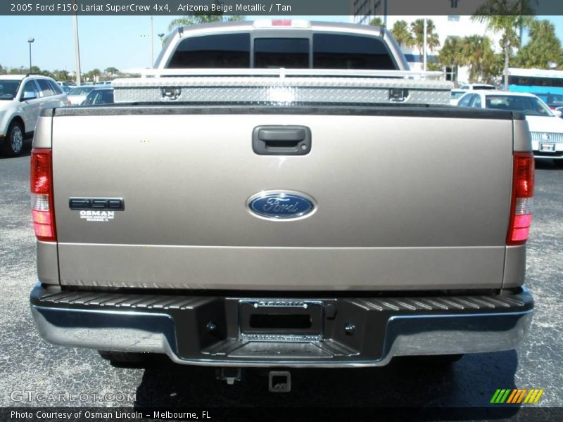 Arizona Beige Metallic / Tan 2005 Ford F150 Lariat SuperCrew 4x4