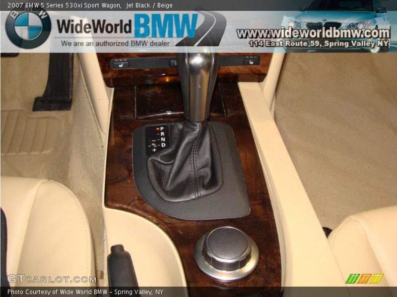 Jet Black / Beige 2007 BMW 5 Series 530xi Sport Wagon