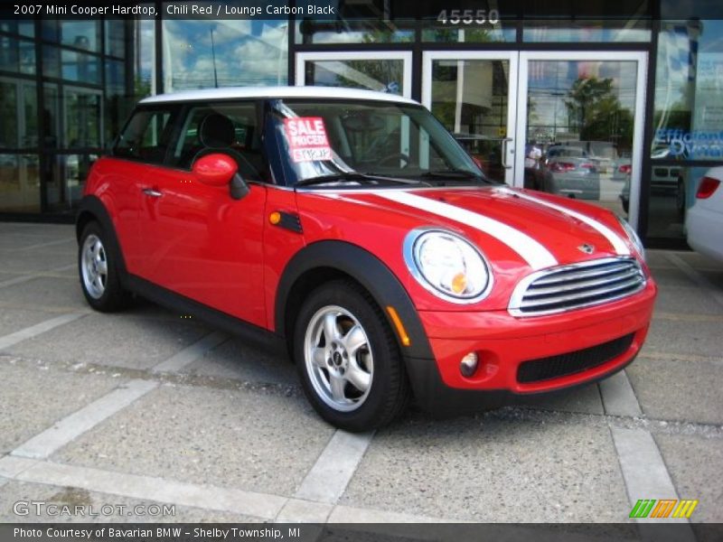 Chili Red / Lounge Carbon Black 2007 Mini Cooper Hardtop