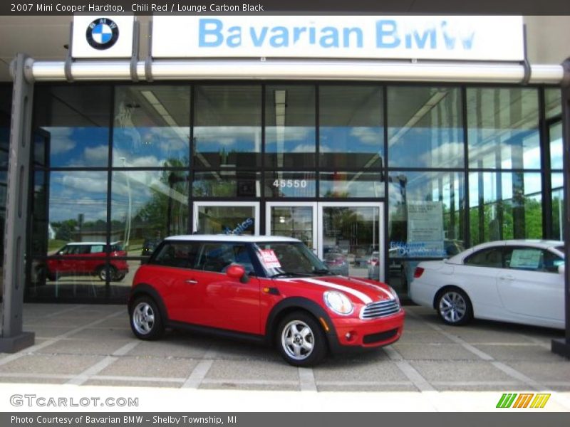 Chili Red / Lounge Carbon Black 2007 Mini Cooper Hardtop