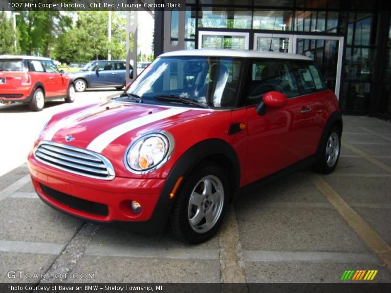 Chili Red / Lounge Carbon Black 2007 Mini Cooper Hardtop