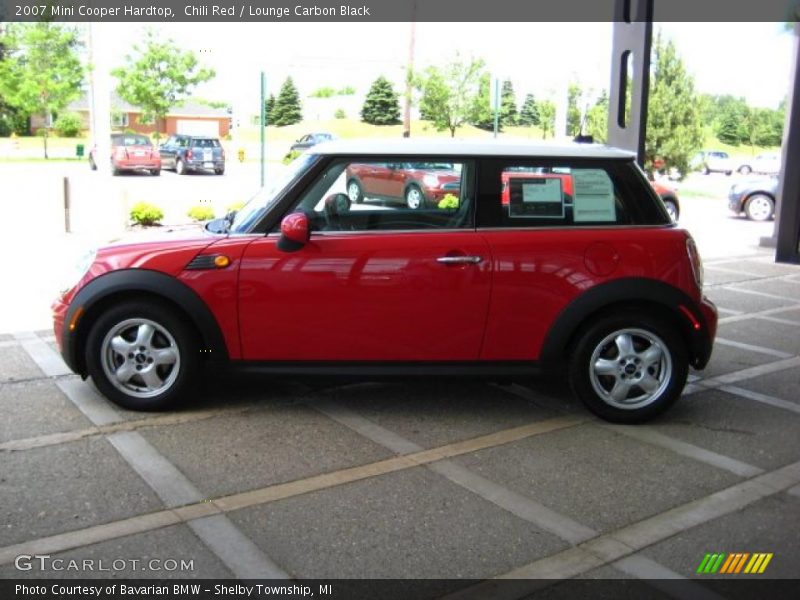 Chili Red / Lounge Carbon Black 2007 Mini Cooper Hardtop