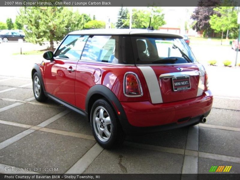 Chili Red / Lounge Carbon Black 2007 Mini Cooper Hardtop