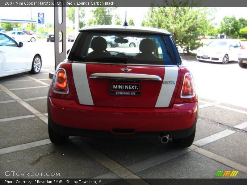 Chili Red / Lounge Carbon Black 2007 Mini Cooper Hardtop