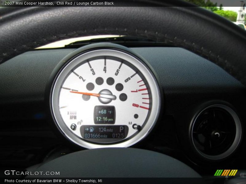 Chili Red / Lounge Carbon Black 2007 Mini Cooper Hardtop