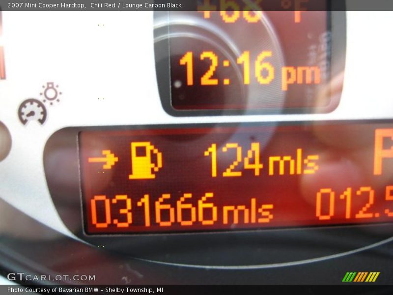 Chili Red / Lounge Carbon Black 2007 Mini Cooper Hardtop