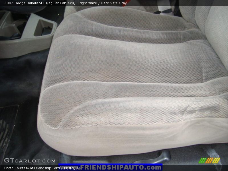 Bright White / Dark Slate Gray 2002 Dodge Dakota SLT Regular Cab 4x4