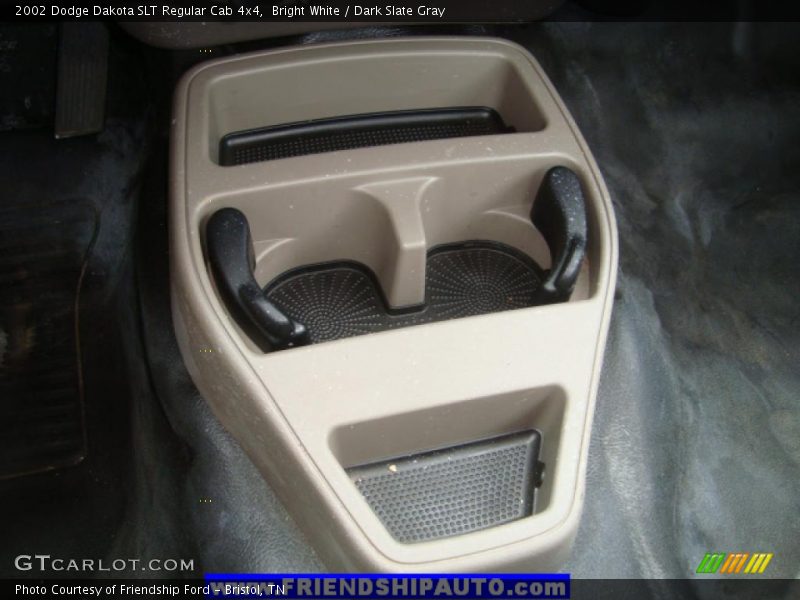 Bright White / Dark Slate Gray 2002 Dodge Dakota SLT Regular Cab 4x4