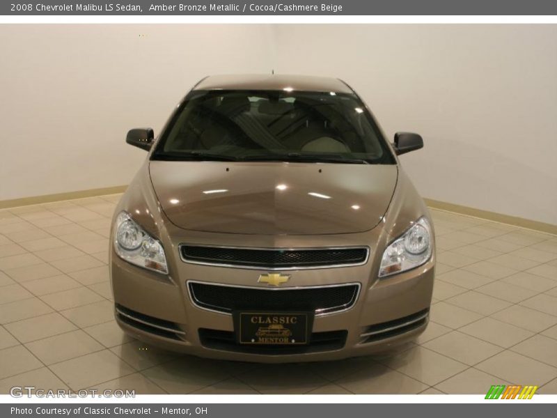 Amber Bronze Metallic / Cocoa/Cashmere Beige 2008 Chevrolet Malibu LS Sedan