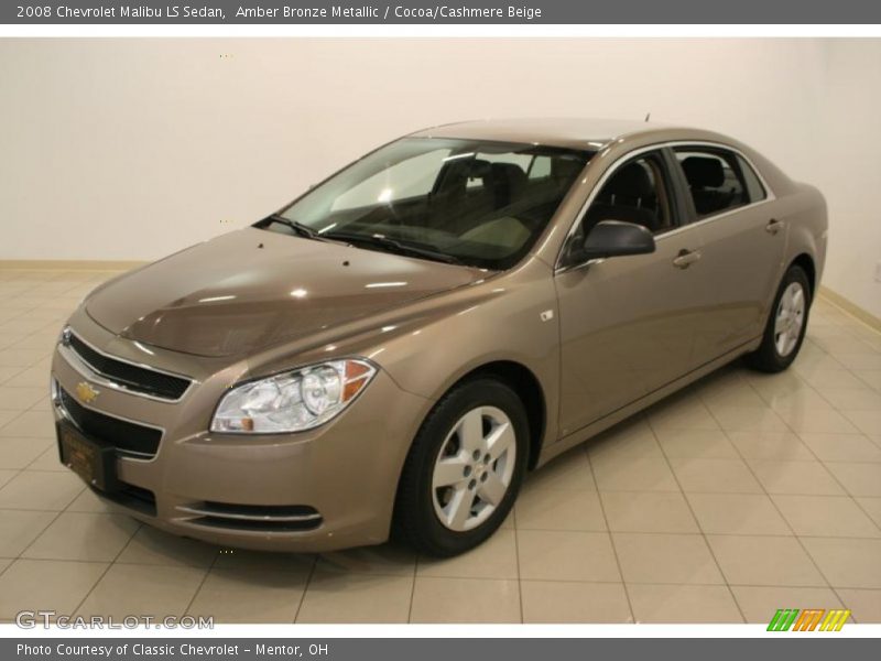 Amber Bronze Metallic / Cocoa/Cashmere Beige 2008 Chevrolet Malibu LS Sedan