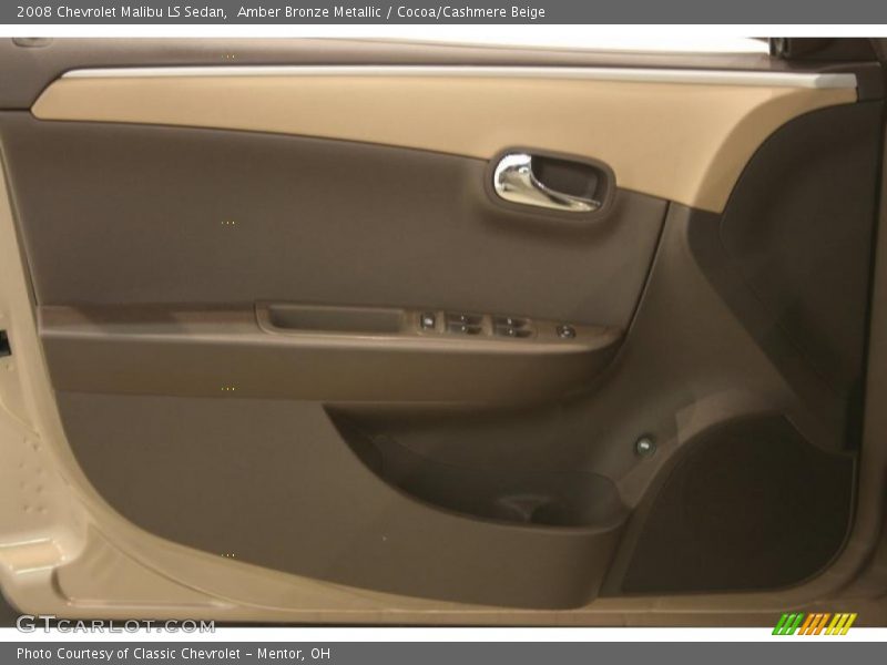 Amber Bronze Metallic / Cocoa/Cashmere Beige 2008 Chevrolet Malibu LS Sedan