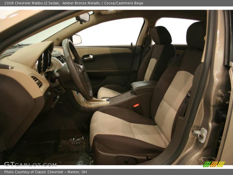 Amber Bronze Metallic / Cocoa/Cashmere Beige 2008 Chevrolet Malibu LS Sedan
