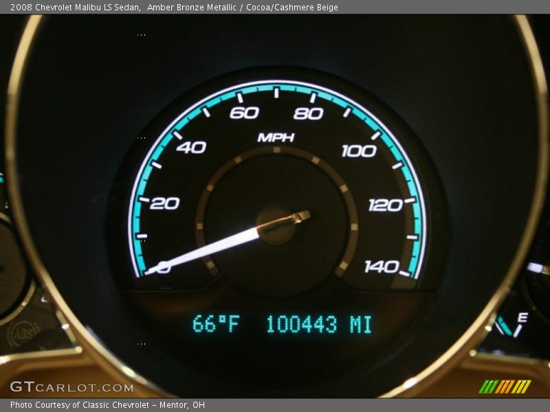 Amber Bronze Metallic / Cocoa/Cashmere Beige 2008 Chevrolet Malibu LS Sedan
