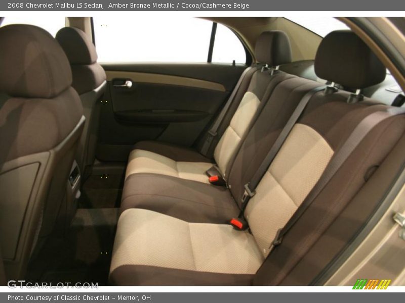 Amber Bronze Metallic / Cocoa/Cashmere Beige 2008 Chevrolet Malibu LS Sedan