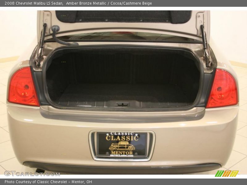Amber Bronze Metallic / Cocoa/Cashmere Beige 2008 Chevrolet Malibu LS Sedan
