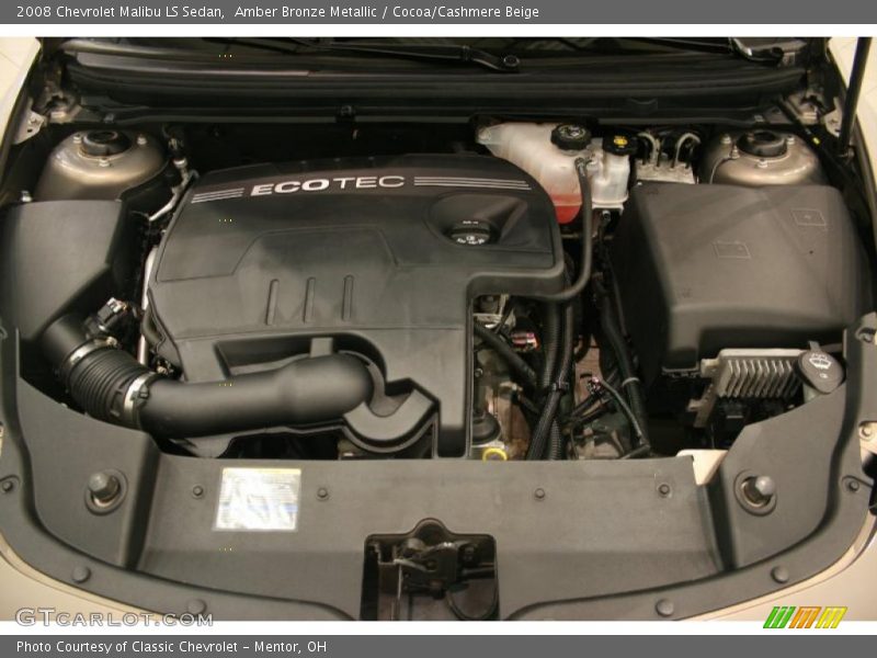 Amber Bronze Metallic / Cocoa/Cashmere Beige 2008 Chevrolet Malibu LS Sedan