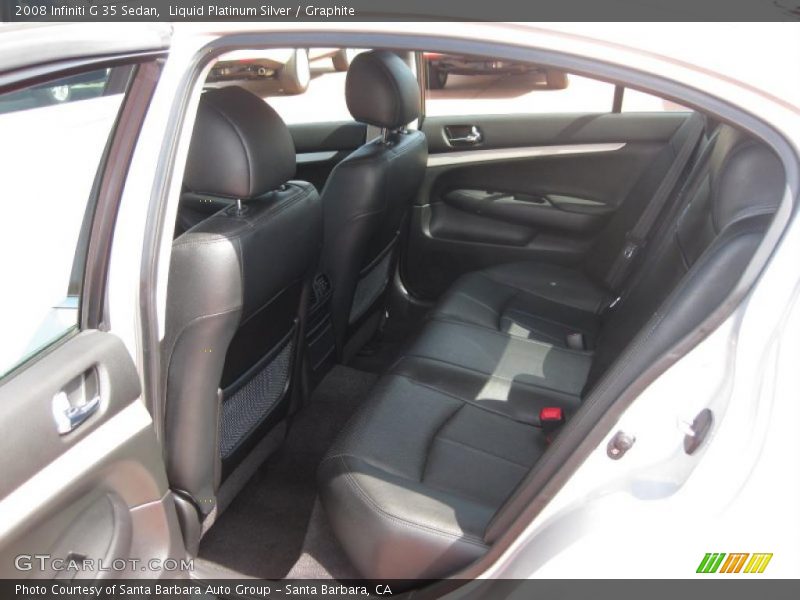 Liquid Platinum Silver / Graphite 2008 Infiniti G 35 Sedan