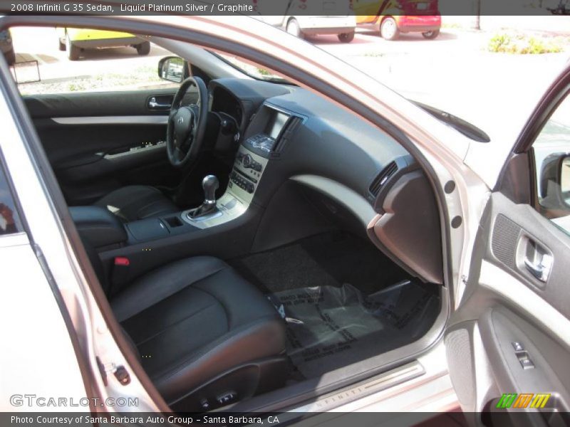 Liquid Platinum Silver / Graphite 2008 Infiniti G 35 Sedan