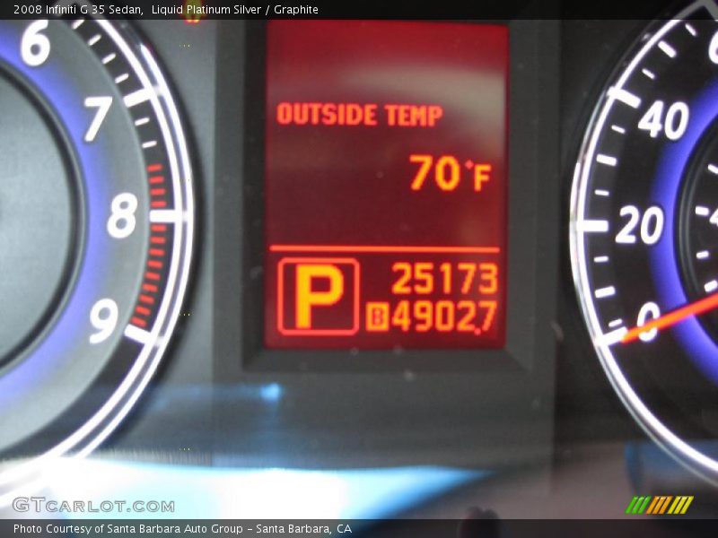 Liquid Platinum Silver / Graphite 2008 Infiniti G 35 Sedan