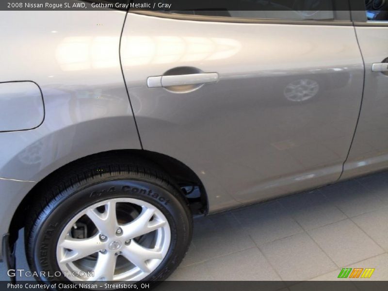 Gotham Gray Metallic / Gray 2008 Nissan Rogue SL AWD