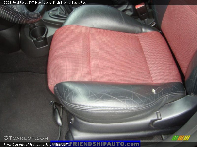 Pitch Black / Black/Red 2003 Ford Focus SVT Hatchback