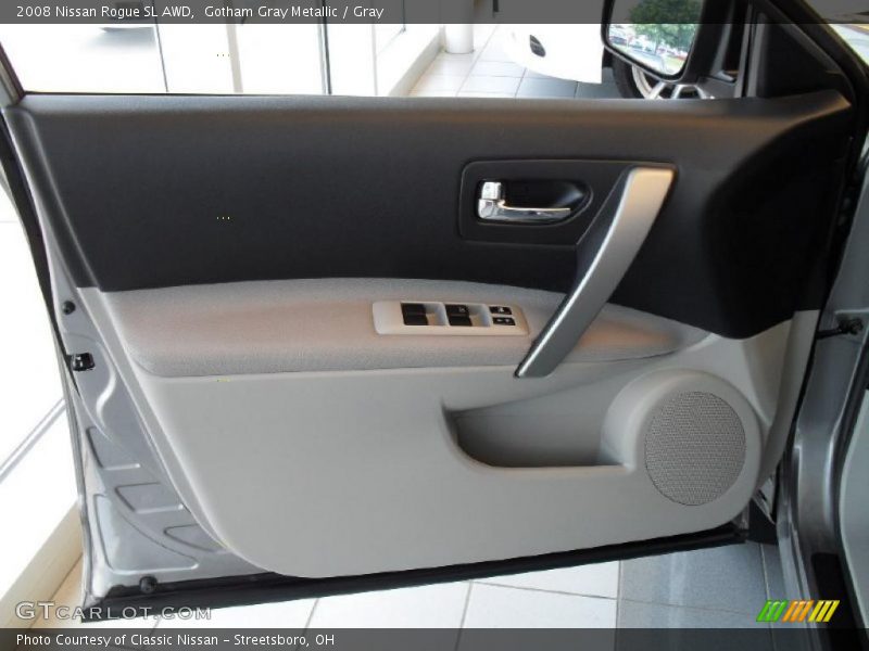 Gotham Gray Metallic / Gray 2008 Nissan Rogue SL AWD