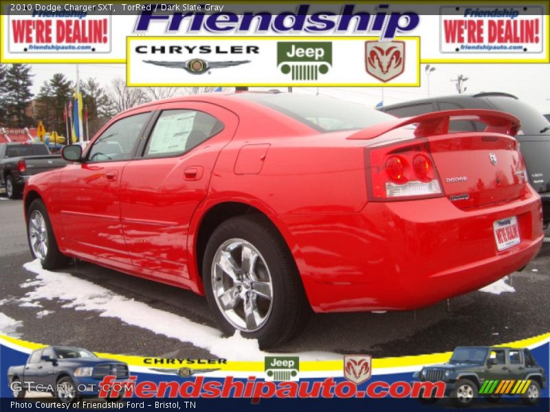 TorRed / Dark Slate Gray 2010 Dodge Charger SXT