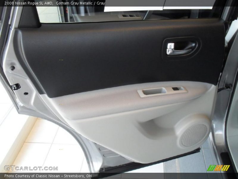 Gotham Gray Metallic / Gray 2008 Nissan Rogue SL AWD