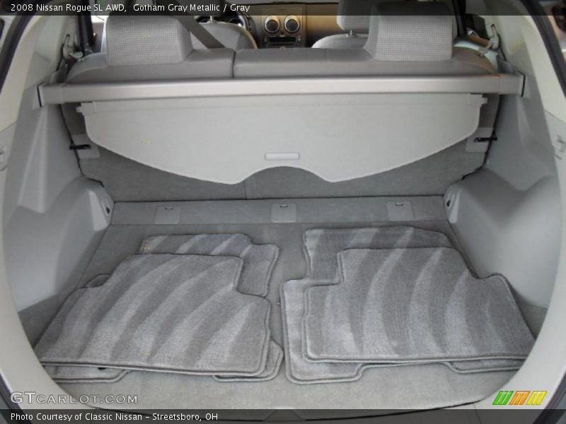 Gotham Gray Metallic / Gray 2008 Nissan Rogue SL AWD