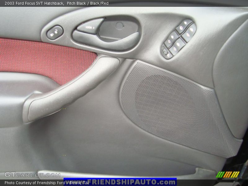 Pitch Black / Black/Red 2003 Ford Focus SVT Hatchback
