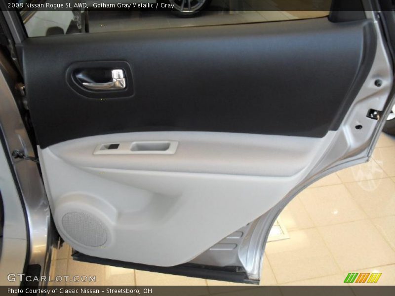 Gotham Gray Metallic / Gray 2008 Nissan Rogue SL AWD