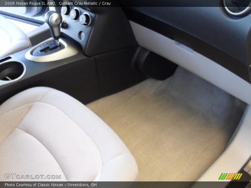 Gotham Gray Metallic / Gray 2008 Nissan Rogue SL AWD