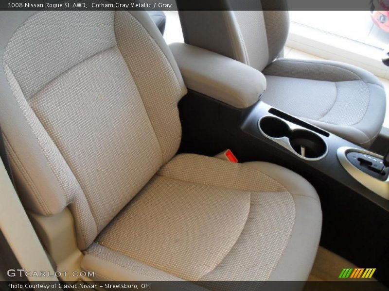 Gotham Gray Metallic / Gray 2008 Nissan Rogue SL AWD