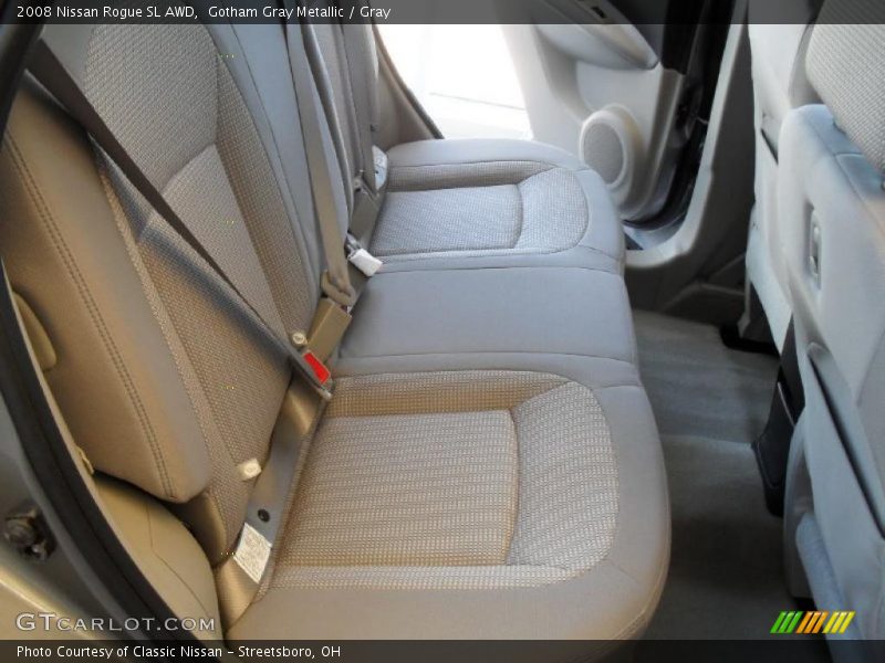 Gotham Gray Metallic / Gray 2008 Nissan Rogue SL AWD