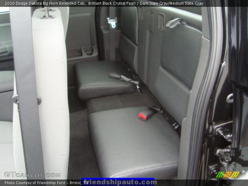 Brilliant Black Crystal Pearl / Dark Slate Gray/Medium Slate Gray 2010 Dodge Dakota Big Horn Extended Cab