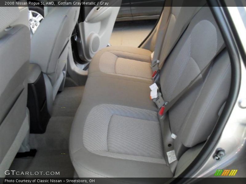 Gotham Gray Metallic / Gray 2008 Nissan Rogue SL AWD