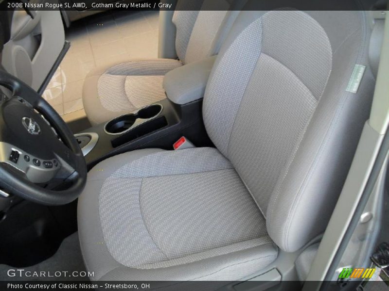 Gotham Gray Metallic / Gray 2008 Nissan Rogue SL AWD
