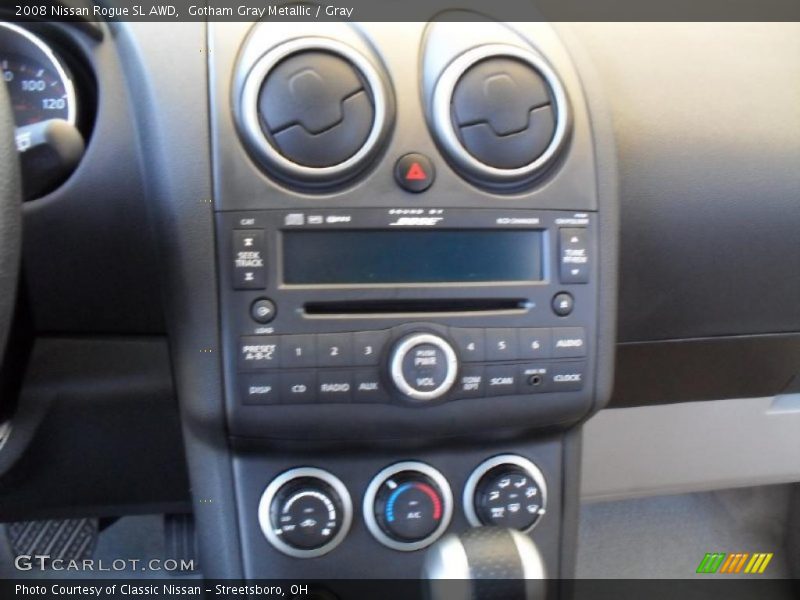 Gotham Gray Metallic / Gray 2008 Nissan Rogue SL AWD