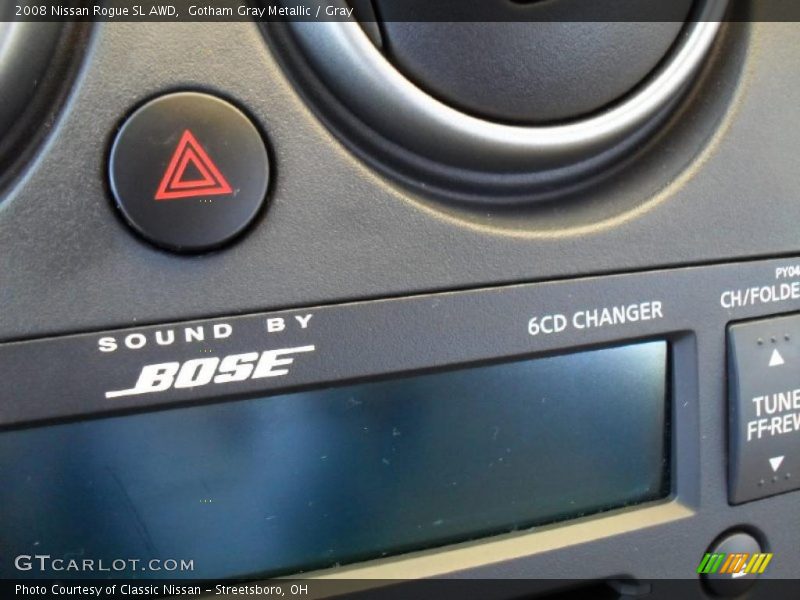 Gotham Gray Metallic / Gray 2008 Nissan Rogue SL AWD