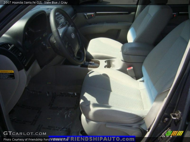 Slate Blue / Gray 2007 Hyundai Santa Fe GLS