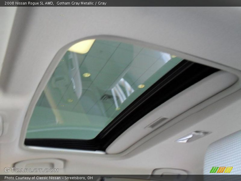 Gotham Gray Metallic / Gray 2008 Nissan Rogue SL AWD