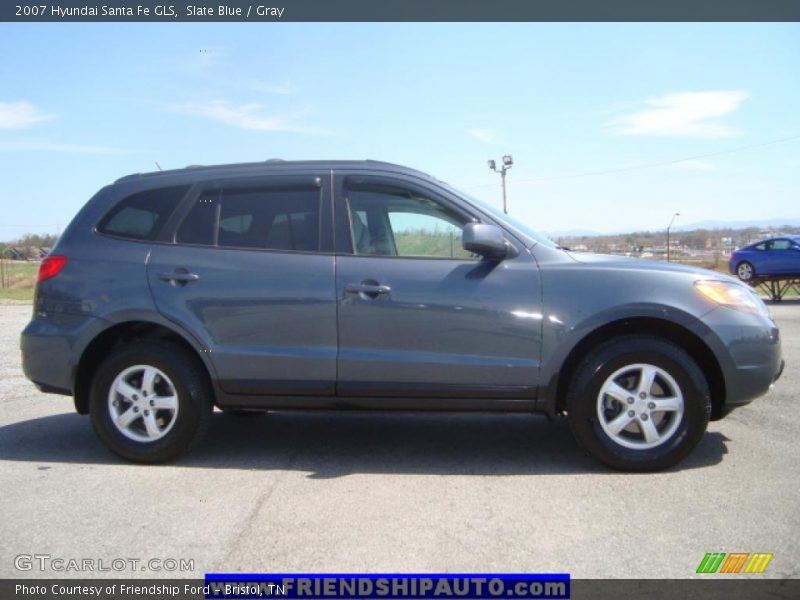 Slate Blue / Gray 2007 Hyundai Santa Fe GLS