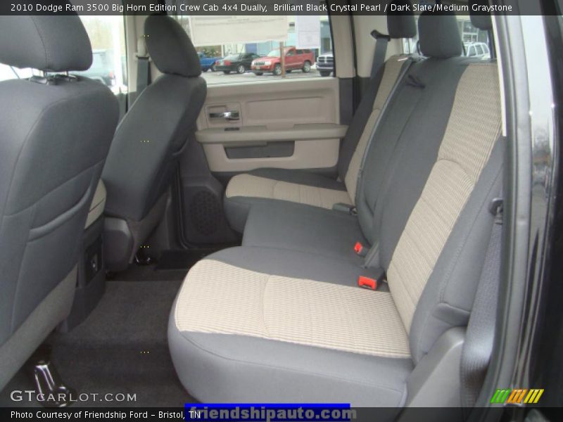 Brilliant Black Crystal Pearl / Dark Slate/Medium Graystone 2010 Dodge Ram 3500 Big Horn Edition Crew Cab 4x4 Dually