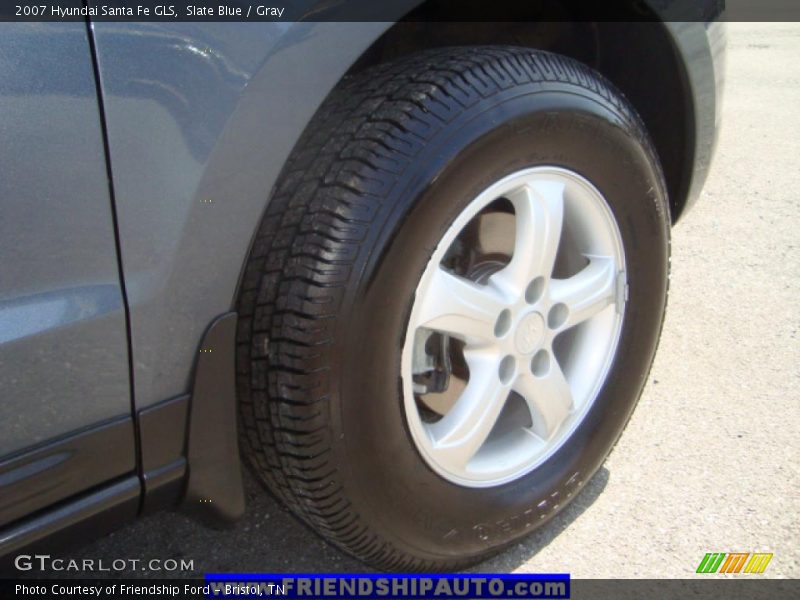 Slate Blue / Gray 2007 Hyundai Santa Fe GLS