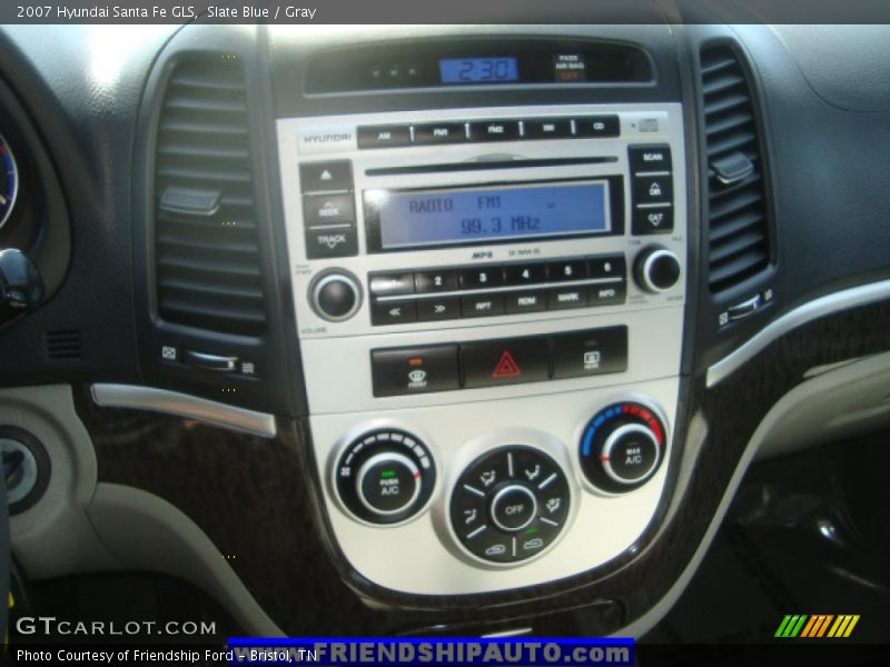 Slate Blue / Gray 2007 Hyundai Santa Fe GLS