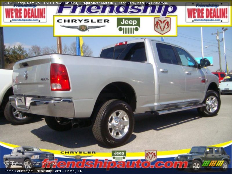 Bright Silver Metallic / Dark Slate/Medium Graystone 2010 Dodge Ram 2500 SLT Crew Cab 4x4