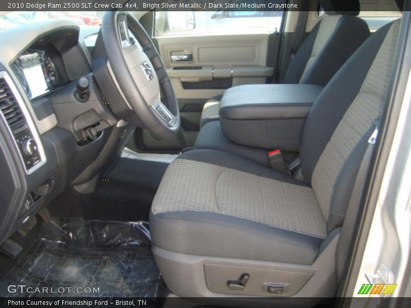 Bright Silver Metallic / Dark Slate/Medium Graystone 2010 Dodge Ram 2500 SLT Crew Cab 4x4